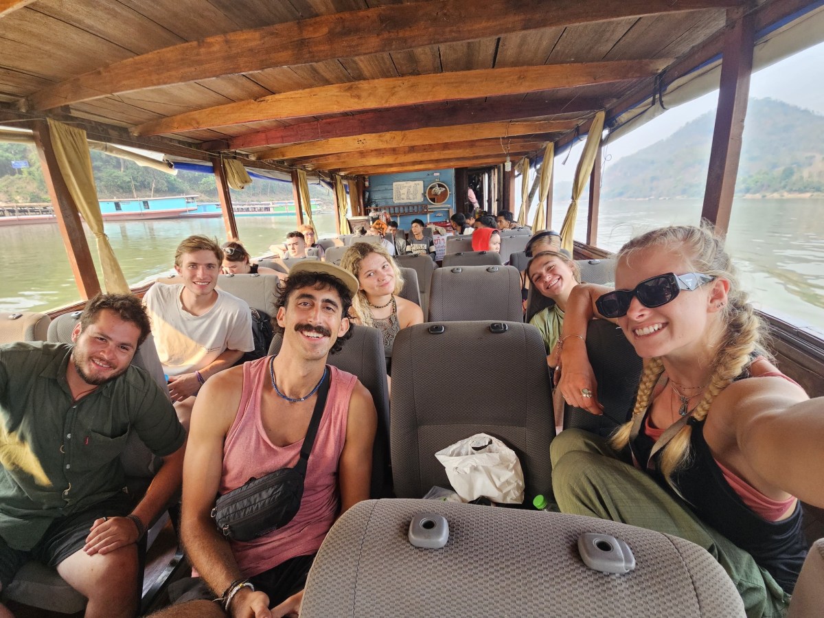 Taking the Laos slow boat from Luang Prabang to Pak&nbsp;Beng